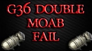 MW3: G36 MOAB Gameplay On Bootleg | (MW3 G36 DOUBLE MOAB FAIL GAMEPLAY)