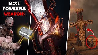 TOP 10 Most Powerful Weapons In GOD OF WAR 2018