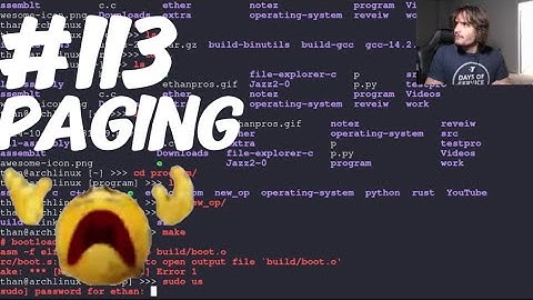 Day 39 of Building An Operating System | Programming everyday day 113
