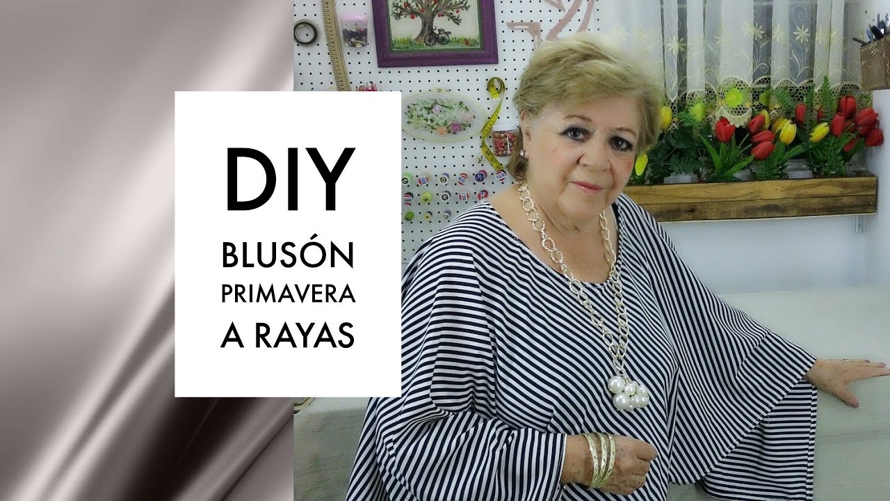 DIY :: BLUSON PRIMAVERA A RAYAS (El más fácil del mundo)