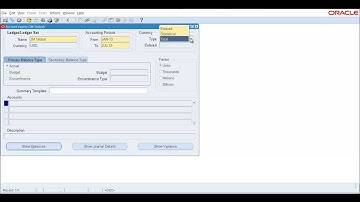 Oracle General Ledger - For Novice - Part 14
