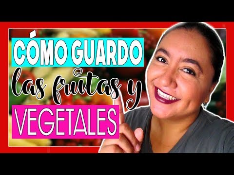 Vídeo: Com Guardar Fruites I Verdures