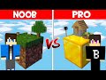 NOOB VS PRO SKYBLOCK SZIGET A MINECRAFTBAN!