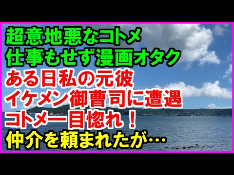 【スカッとする話】仕事もせず、漫画オタクで超意地悪なコトメ。ある日一緒に買い物中、私の元彼のイケメン御曹司に遭遇。→コトメ一目惚れ！仲介を頼まれたが…（スカッとカーニバル）