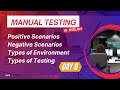 Positive Scenario and Negative Scenarios| Types of Environments in SDLC