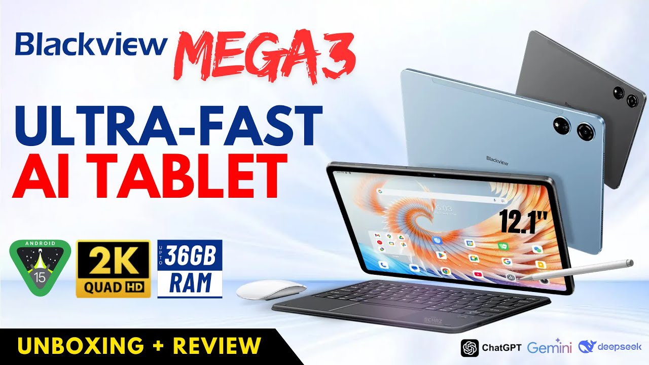 Is Blackview Mega 3 the Best Budget Tablet? Android 15 OS - 36GB