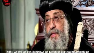 Papal Easter Message 2014, Swahili