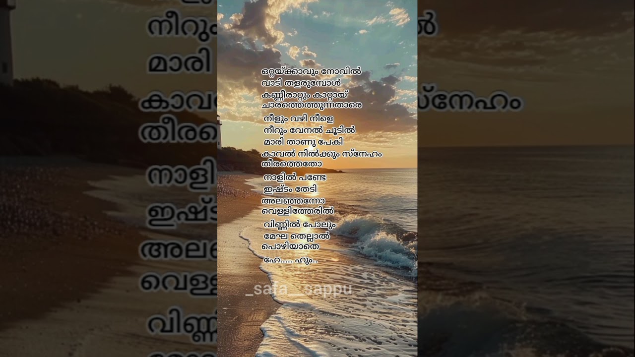 ottakkavum novil song lyrics 