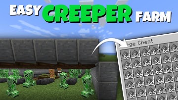 Easiest CREEPER FARM Tutorial | Minecraft 1.21+