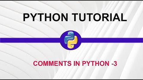 comments in python -3   in (Hindi/Urdu)