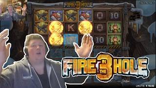 ŽAIDŽIAM SU "FIRE IN THE HOLE 3" ŽAIDIMU | ONLINE CASINO