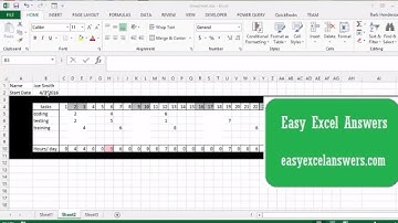 Create a timesheet in Excel