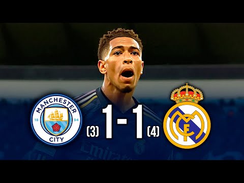 REAL MADRID Vs MANCHESTER CITY 1(4) -1(3) l Resumen y Goles del Partido l Champions League