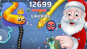 GOLDEN SNAKE VS EVERYONE IN SNAKE.IO – WHO SURVIVES?