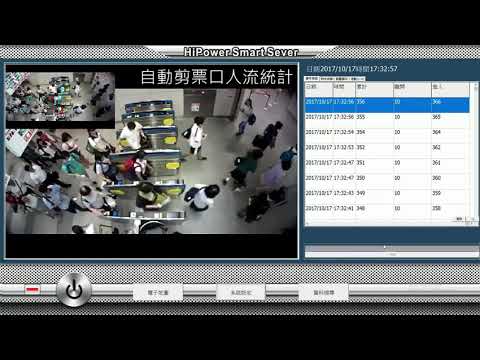 自動剪票口-人流統計