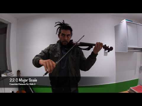 22 C Major Scale - Essential Elements For Violin 2
