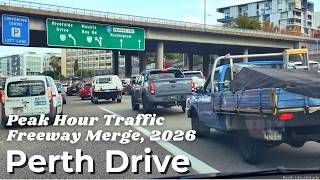 Details Perth Freeway Drive 2026 — CBD Merge, Smart Freeway & Canning Bridge (4K) Guide