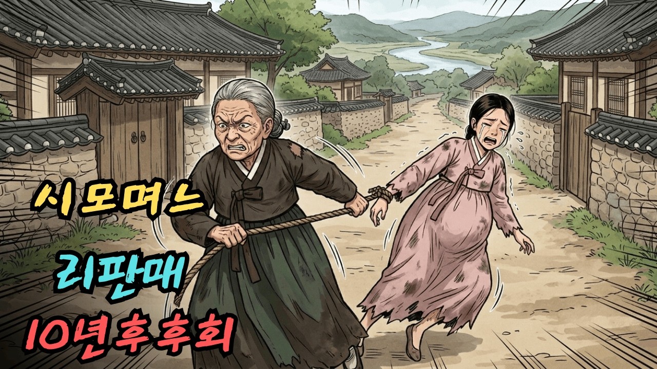 시어머니는 임신한 며느리를 납치해 팔아넘겼다. 10년 후, 그녀는 자신의 행동을 후회한다. | 민담 | 전설 | 설화 | 옛날이야기