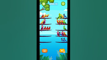 Bird Sort Puzzle Level 95 Gameplay Android IOS