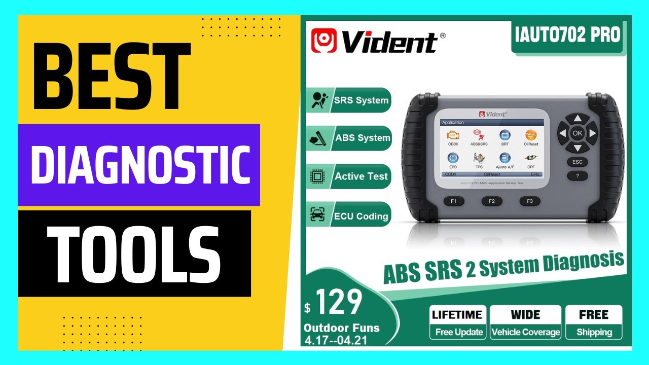 VIDENT IAuto702 Pro ABS SRS Automotive Diagnostic Tool YouTube