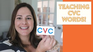 How to teach CVC words in Kindergarten, First, and Second Grade // cvc word activities