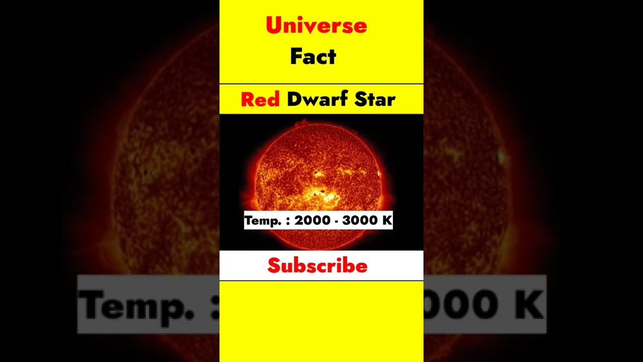 Red Dwarf Stars । लाल बौना । Universe facts ।  