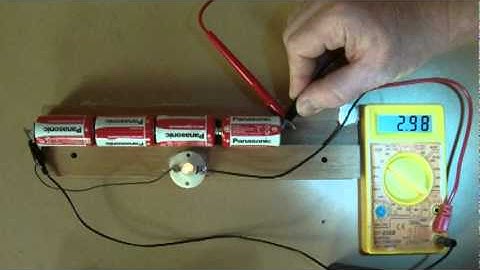 connecting cells in series PRIMARY
