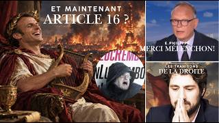 Émeutes Macron, Article 16, Pleins Pouvoirs ? E.philippe, Merci Les Trahisons De La Droite Lr.