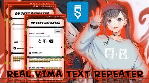 RV TEXT REPEATER | SKETCHWARE