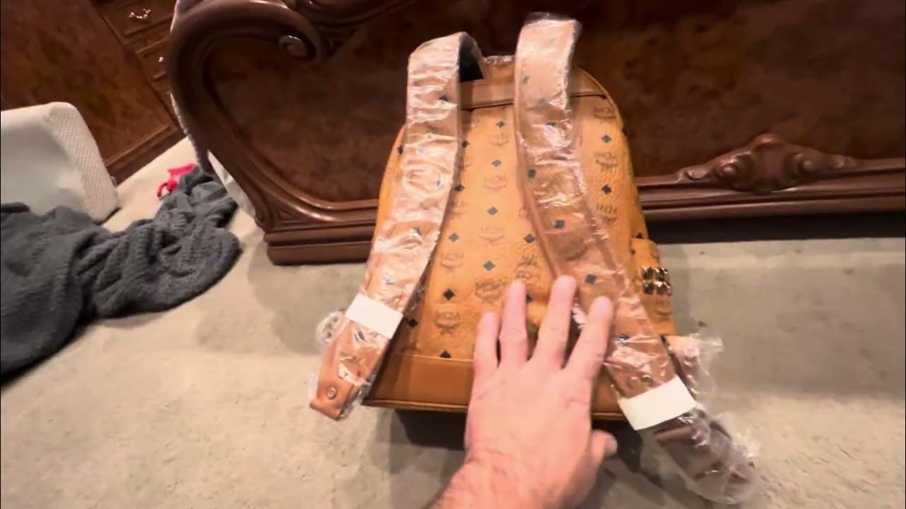 how to spot a fake MCM inspired, backpack, or bag YouTube