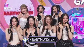 BABYMONSTER 'SHEESH' [Talk] - SBS INKIGAYO 240407