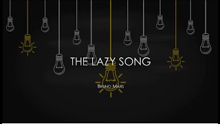 Bruno Mars The Lazy Song 中英歌詞 