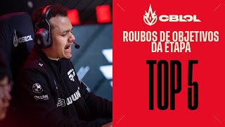 Os principais roubos de objetivos da Etapa | CBLOL 2022 - 2ª Etapa