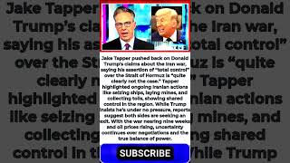 Jake Tapper Calls BS on Trump Rant Over War Reporting: ‘Clearly Not the Case’