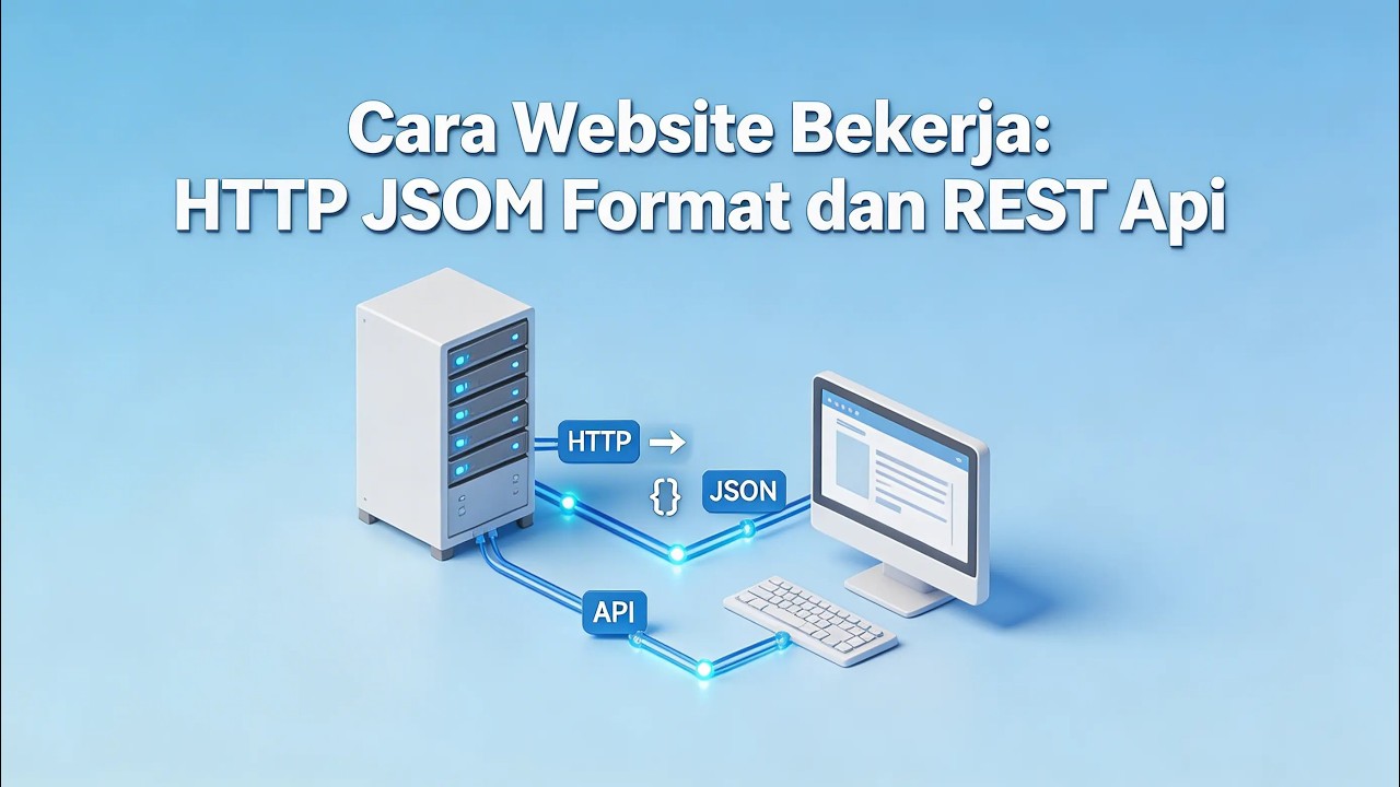 Cara Website Bekerja: HTTP JSON Format dan REST Api - YouTube