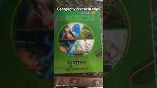 B.A Part-1 Geography practical copy कैसे भरे। #exam #geography #viral #hindisong