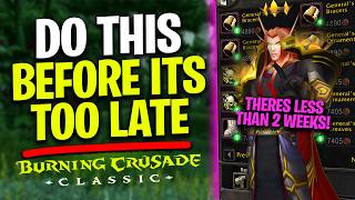Gear Your Alts INSANELY FAST Right Now In TBC Classic Anniversary