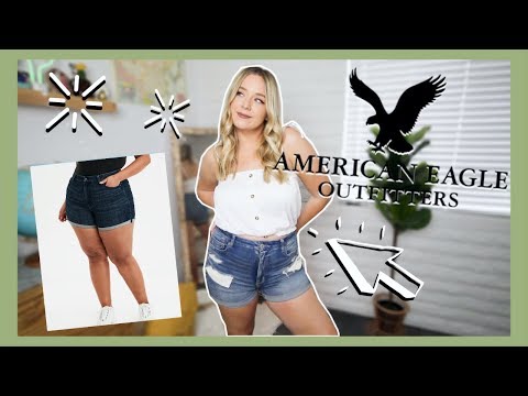 I TRIED ON ALL OF THE AMERICAN EAGLE CURVY SHORTS