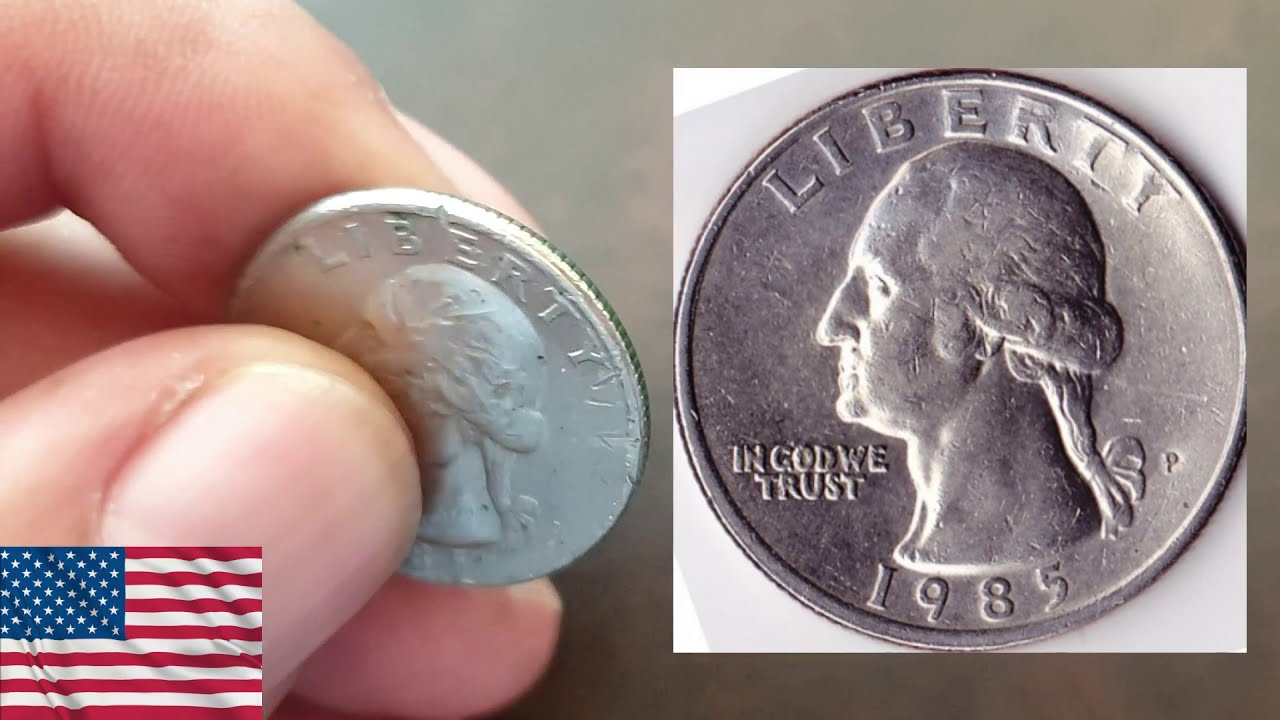 Cuanto valen los quarters monedas de 25 centavos de 1965 a 2020 YouTube