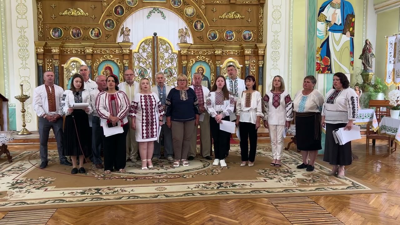 Боже, Великий, Єдиний, нам Україну храни! Церковний хор церкви Св. В-ка Димитрія с. Киданці УГКЦ 