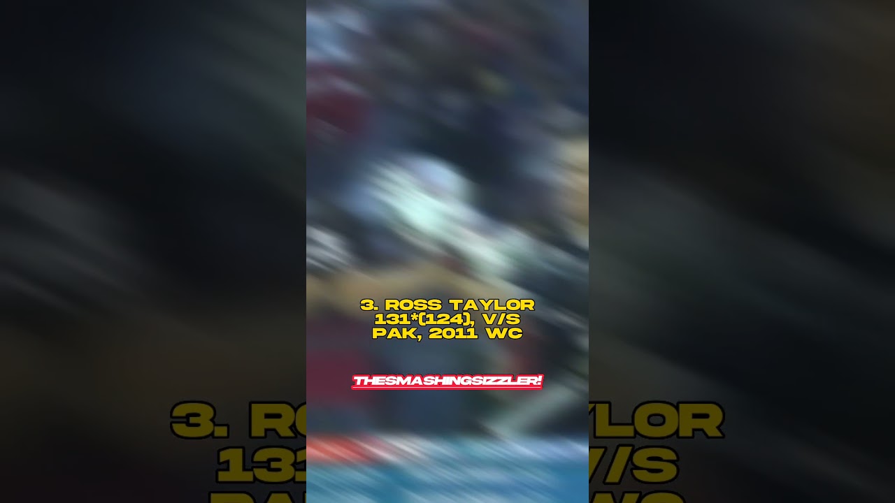 Top 5 Greatest ODI World Cup Innings (My Opinion)