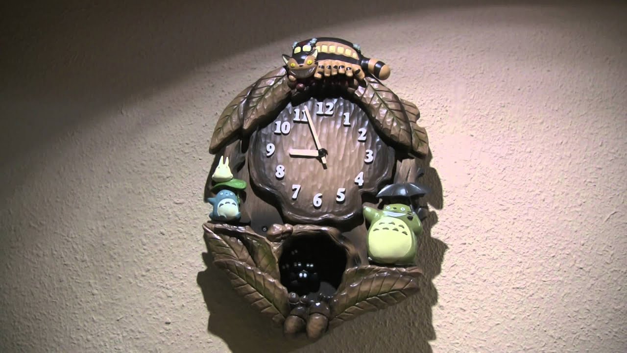 Tonari no Totoro Citizen wall clock - YouTube