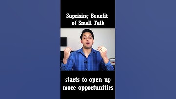 Surprising Benefit of Small Talk #shorts #armanitalks #smalltalk #socialskills