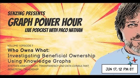 GraphPowerHour EP7 Who Owns What Investigating Beneficial Ownership Using Knowledge Graphs