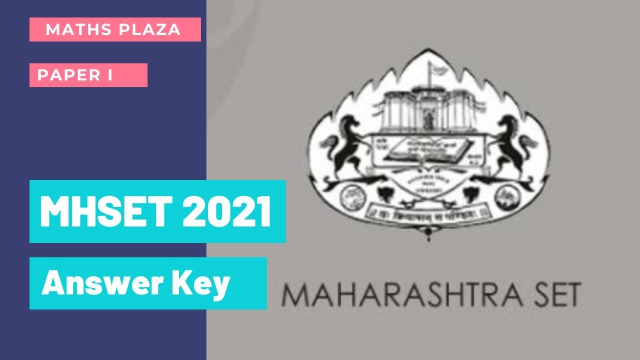 MHSET 2021 || Expected Answer Key || Paper 1