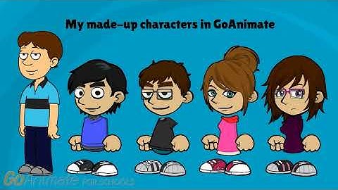I made my own characters on GoAnimate