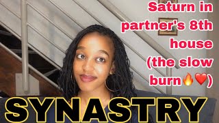 SYNASTRY Saturn in partner’s 8th house synastry (the slow burn relationship ⚡️/❤️)