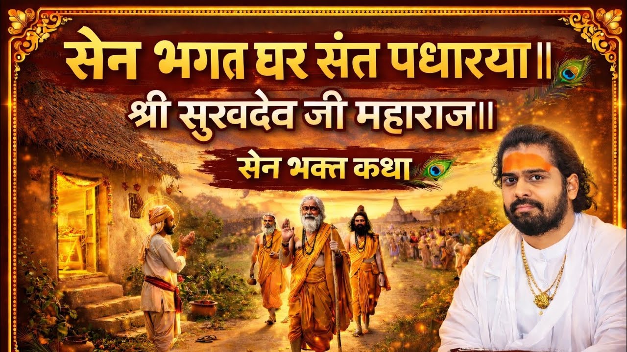 सेन भक्त घर संत पधारया ॥ श्री सुखदेव जी महाराज ॥ सेन भक्त कथा ॥