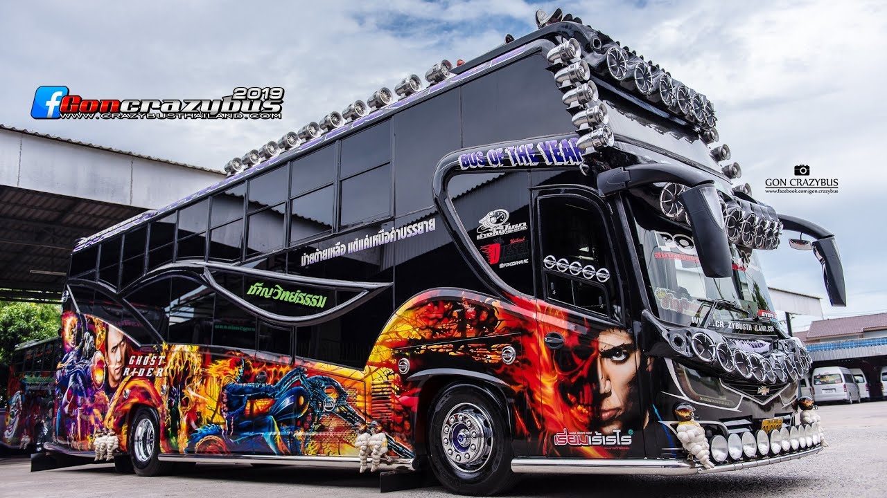 BusThai🇹🇭 พาชมความสวยงามของรถบัสชาญวิทย์ธรรม (Ghost Rider) ม่ายด้ายเหลือ แต่แค่เหนือคำบรรยาย