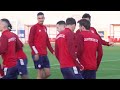 LIVE - Τελευταία προπόνηση της ομάδας μας πριν το ματς με τη Μακάμπι Τελ Αβίβ​​!